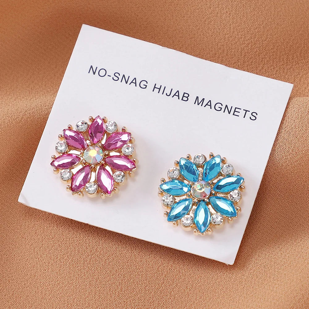 Aimants Hijab Fleurs