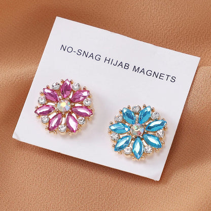 Aimants Hijab Fleurs